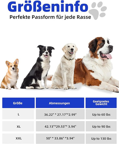 Sytopia Outdoor Dog Beds for Large Dogs with Detachable Blanket (36 x 27 in)