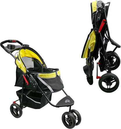 Petique Revolutionary Durable Pet Stroller 55LBS -