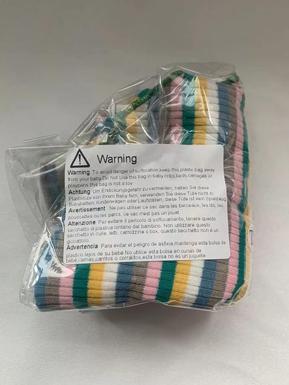 Small Medium Dog Clothes Rainbow Striped Dog Shirts Stretchable Long Sleeve Cat T-Shirt Pet Outfits for Chihuahua Yorkie Teddy (Green Edge