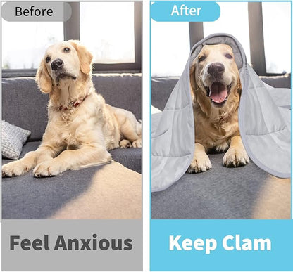 Dog Cooling Blanket 0.4 Q-MAX (30"×40"/Grey)