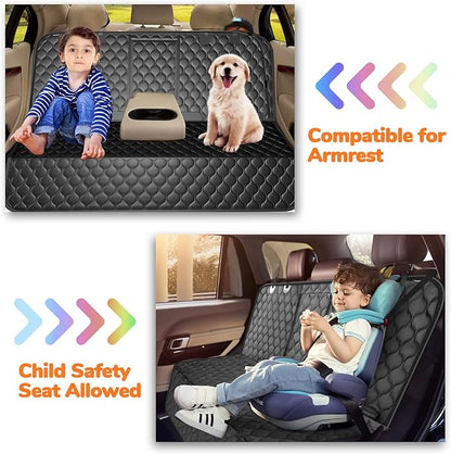 URPOWER Waterproof Dog Car Seat Cover for Back Seat for Cars