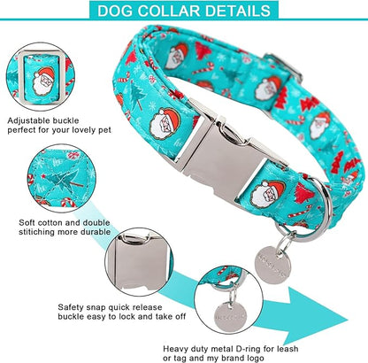 Christmas Dog Collar 8-12in