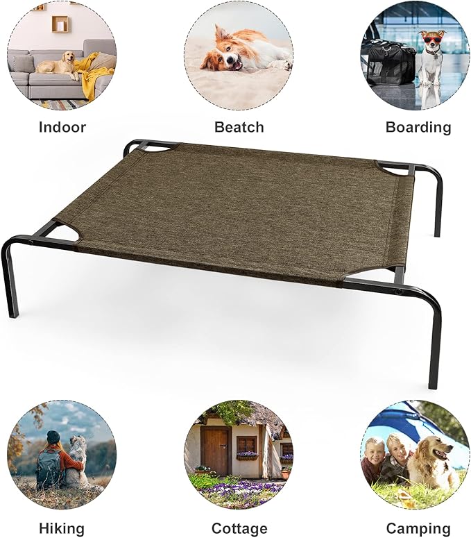 Outdoor Dog Bed for Medium Dogs Elevated Dog