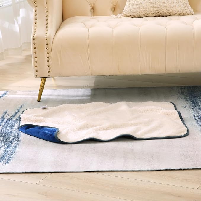 DaysU Waterproof Dog Blanket for Small Dogs 30"x40" Navy