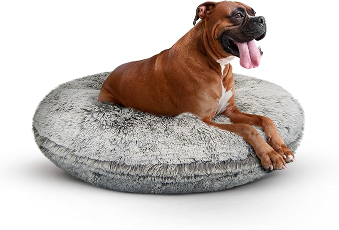 Bessie and Barnie Bagel Donut Dog Bed