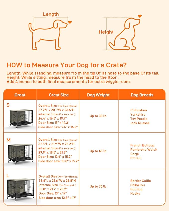 Dog Crate Furniture 2024 and 38.6" Dog