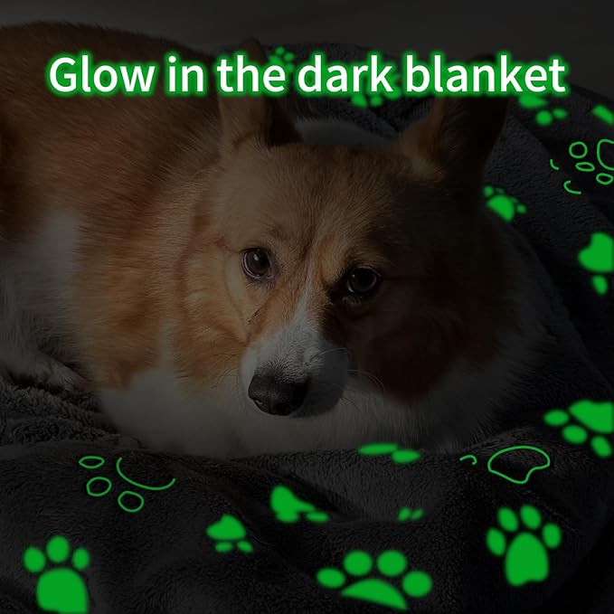 Glow Waterproof Dog Blanket Cats(paw60*50)