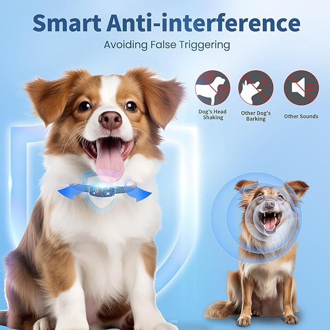 JeaTone Dog Bark Collar 8 Adjustable