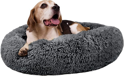 MFOX Calming Dog Bed (L/XL/XXL/XXXL) for Medium and 25/35/55/100lbs