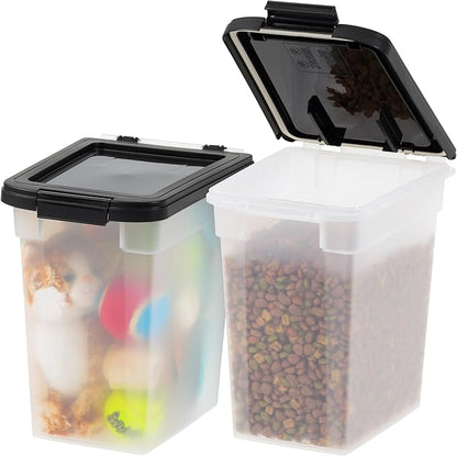 IRIS USA Airtight Dog Food Storage Container 10 lbs 2 Pack,