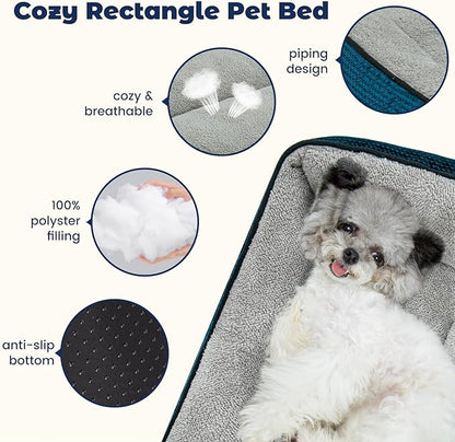 Miguel Washable Cat Beds for Indoor Cats with Removable Cushion/Pillow 20 Inch