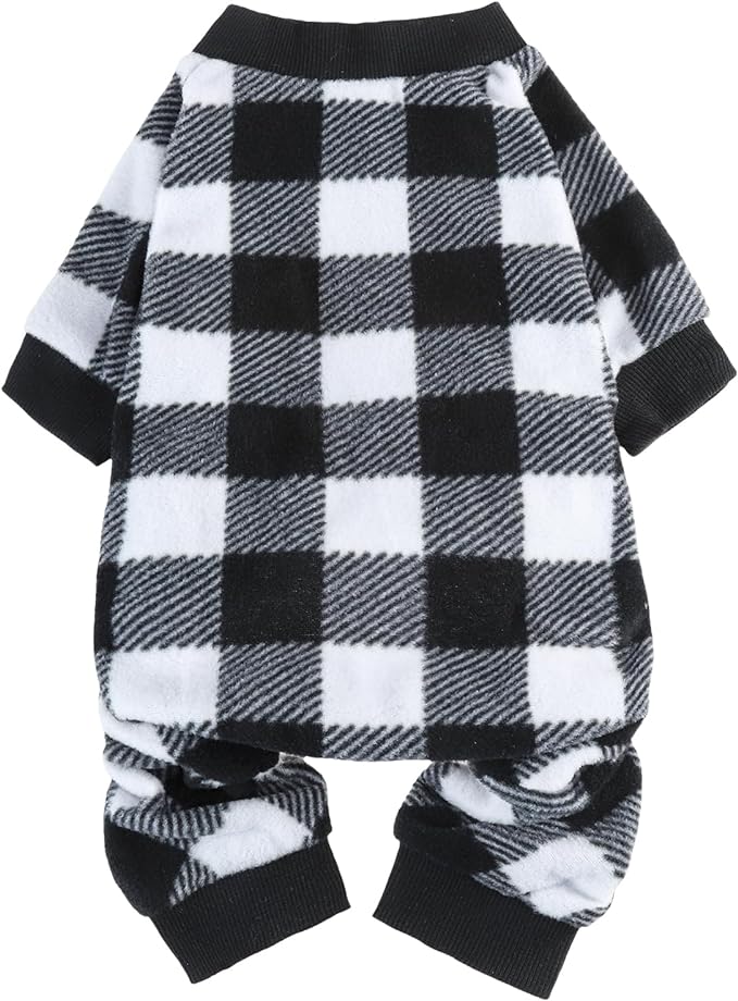 SCENEREAL Dog Pajamas for Small to Large Dogs Soft Pet Sweater Clothes Warm Puppy Onesie Outfits for Doggie Winter Christmas