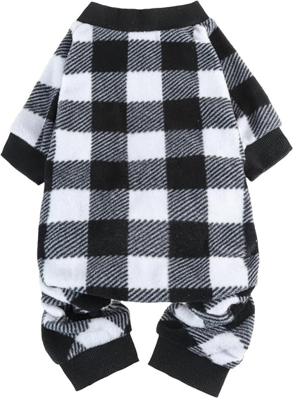 SCENEREAL Dog Pajamas for Small to Large Dogs Soft Pet Sweater Clothes Warm Puppy Onesie Outfits for Doggie Winter Christmas