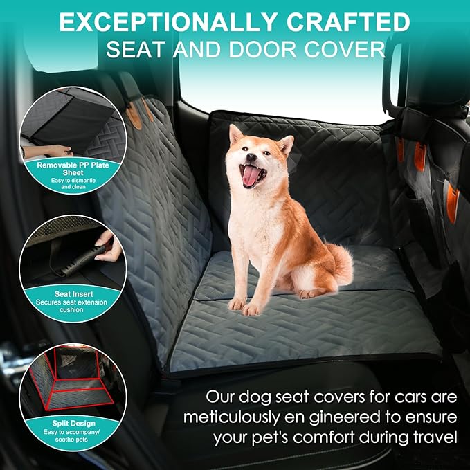 AQQHSAIN Back Seat Extender for Dogs