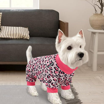 XPUDAC 4 Pack Dog Pajamas Soft Strechy Duck Apparel-3X-Large
