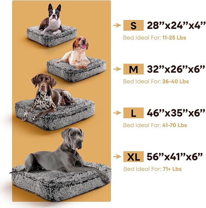 Bessie and Barnie Rectangle Dog Bed