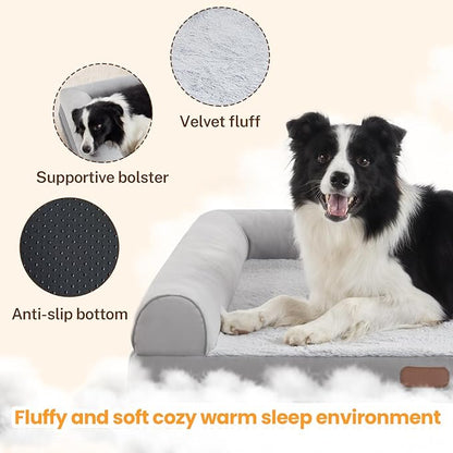 Memory Foam Dog Bed for Large Dogs