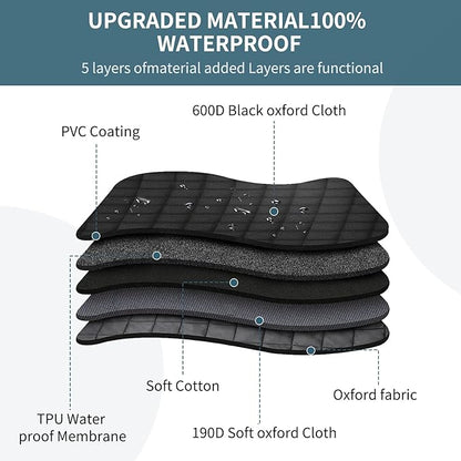 AKEfit Dog car seat Cover pet car seat Cover Dog Hammock for carHeavy Duty Oxford Cloth is Waterproof