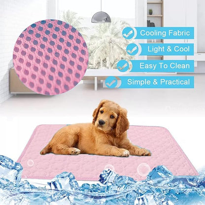 Dog Cooling Mat Summer Pet Cooling Mat Ice