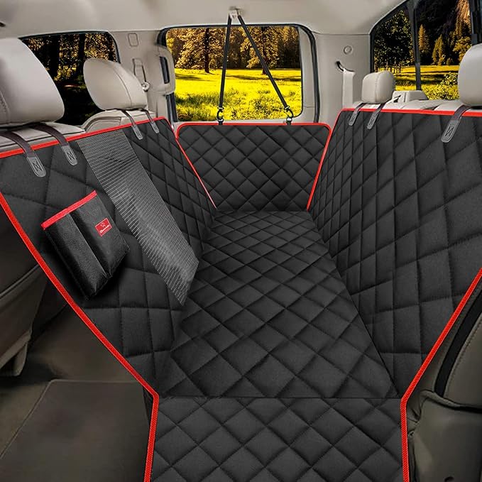 TantivyBo Dog Car Seat Cover for Back Seat 100% Waterproof (60''W x 64''L)