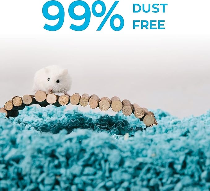 carefresh 99% Dust-Free Blue Natural Paper Small Pet Bedding with Odor Control, 10 L