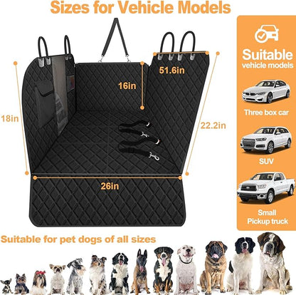 Back Seat Extender for Dogs with Hard Bottom