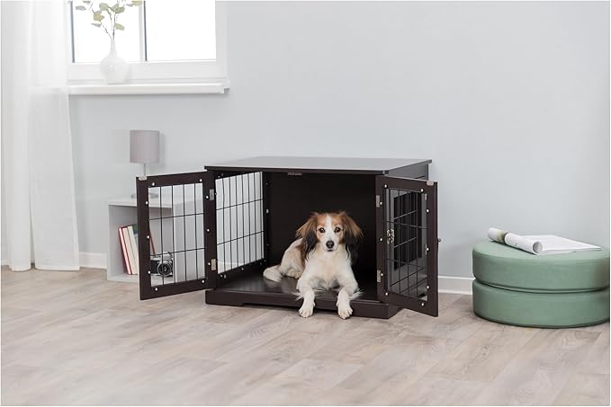 TRIXIE 29.5" Indoor Dog Crate 25 lb,