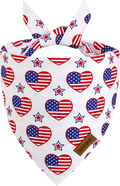 4th of July Dog Bandanas 2 Pack
