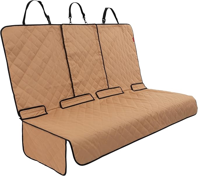 Lusso Gear Dog Car Seat Cover for Back Seat 100% Waterproof,