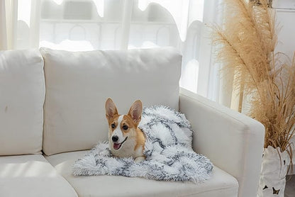 PJYuCien Fluffy Fleece Calming Pet Throw Blanket 24 * 32", Machine