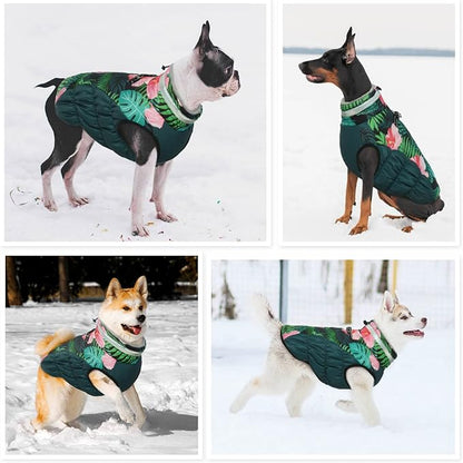 Dog Winter Coat 3XL Green
