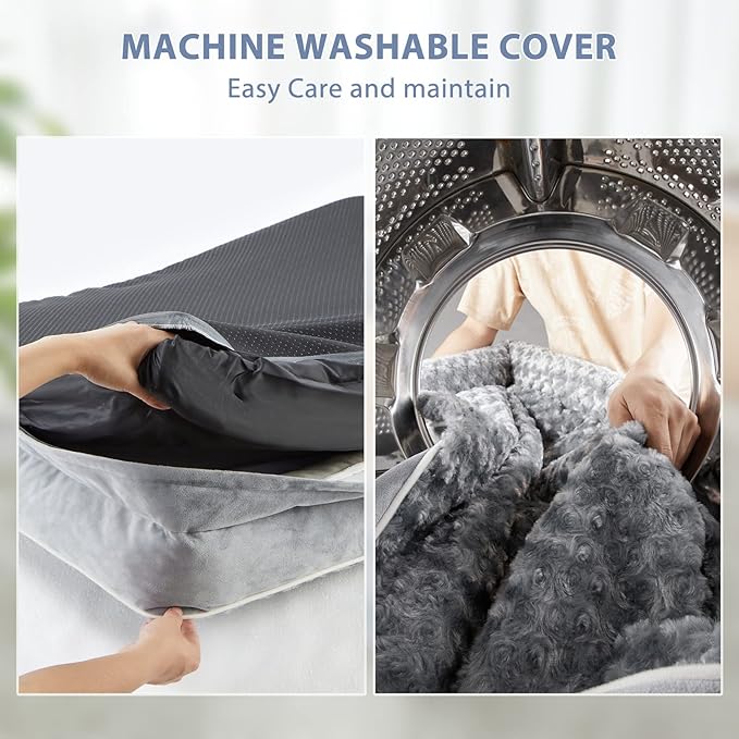 BFPETHOME Orthopedic Dog Beds for Large Dogs-Waterproof Sofa Dog Bed with Removable Washable Cover