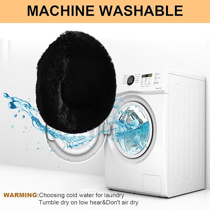 Dog Bed Calming Dog Beds for Small Medium Large Dogs Bed(20"/27"/35") (Large,