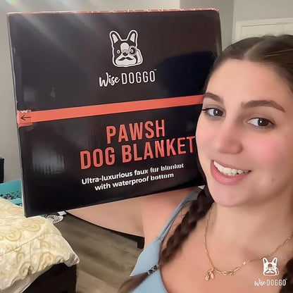 Faux Fur Dog Blanket