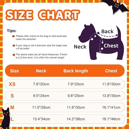 Dog Pumpkin Clothes Cat Shirts Puppy Lightweight Sweatshirts