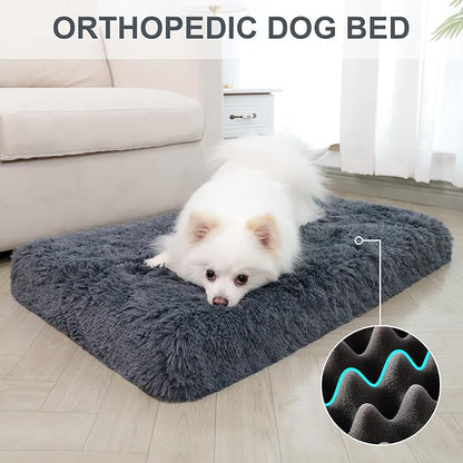 MIHIKK Dog Beds for Medium Dogs Mat,24x16 inch,