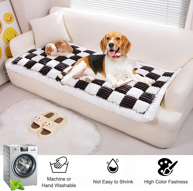 Pet Couch Cover, Couch Cover for Dogs Washable,Durable Pet Couch Covers for Sofa,Pet Friendly Sofa Protector, Large Dog Furniture Shield, Easy Clean Dog Couch Cover, Non-Slip