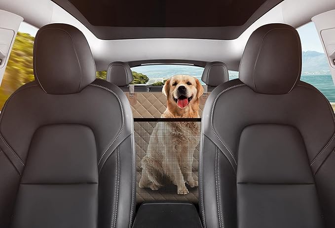 GXT Dog Back Seat Cover Protector for Cars SUV and Trucks with Mesh Window