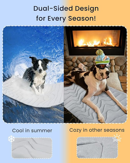 ZonLi Dog Cooling Mat 48" x 28"Medium, Cooling