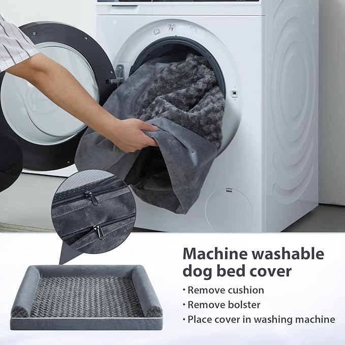 BFPETHOME Extra Large Dog Bed 48x35x7 inches,