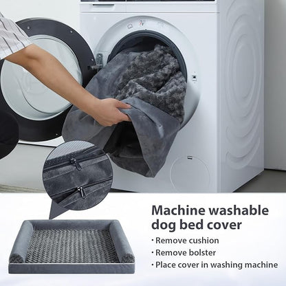 BFPETHOME Extra Large Dog Bed 48x35x7 inches,