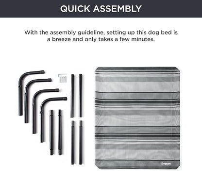 Bedsure XL Elevated Outdoor Dog Bed