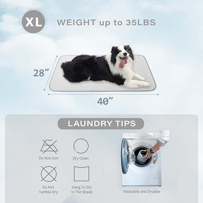 MICROCOSMOS Pet Cooling Mat & Sleeping Pad- Breathable Bubble Surface