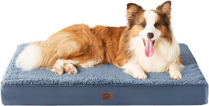 EHEYCIGA Orthopedic XXL Dog Beds for Jumbo Dogs with Removable Washable Cover for Crate 47x29