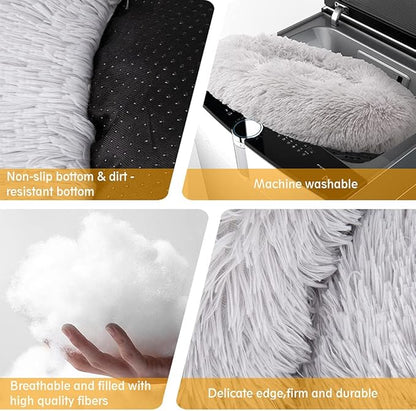 Geizire Cat Beds for Indoor Cats 24'' Washable