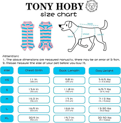 TONY HOBY Female Dog Pajamas