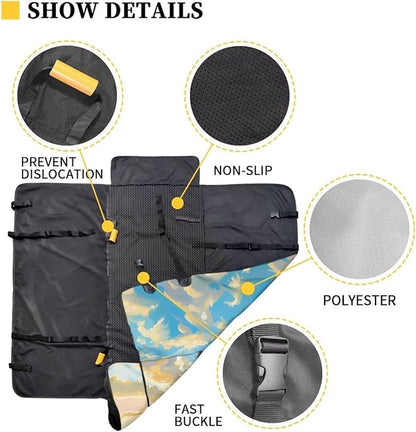 AFPANQZ Dog Horse Sunflower Dog Dog Back Seat