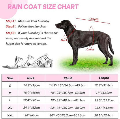 Reflective Dog Rain Coat
