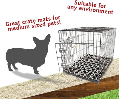 36" Links Black Crate Dog Bed Mat By Majestic Pet Products