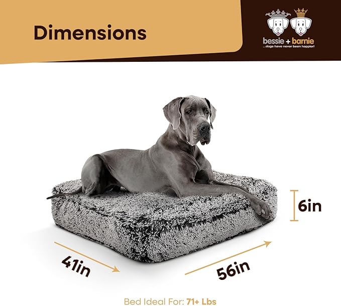 Bessie and Barnie Rectangle Dog Bed